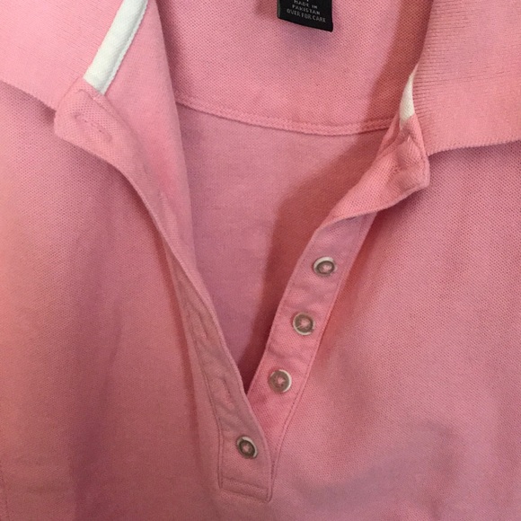 Women’s Pink Cotton Polo Shirt Size M Hartnell - Picture 4 of 8